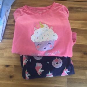Carters Fleece PJ bundle (4 pairs)